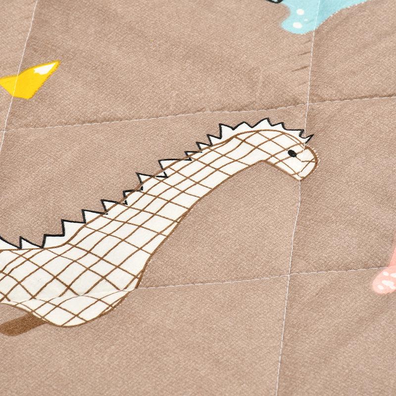 Tiny Dino Kids Comforter - 150 GSM Glace Cotton/Microfiber