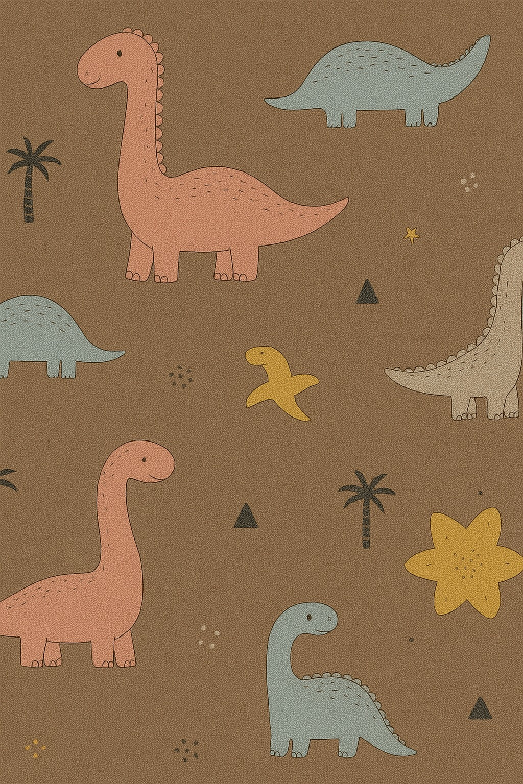 Tiny Dino Kids Bedsheet PolyCotton/Cotton Blend