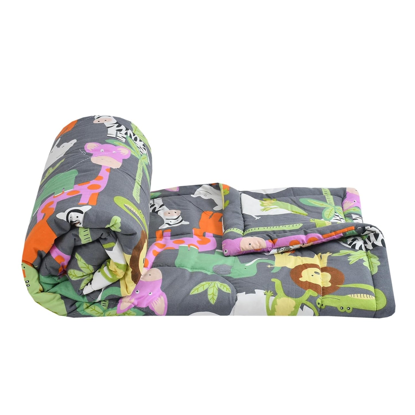 Wild Whimsy Kids Comforter - 150 GSM Glace Cotton/Microfiber
