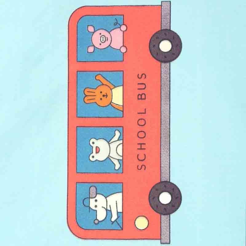 Bus Route Kids Comforter - 150 GSM Glace Cotton/Microfiber