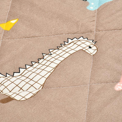 Tiny Dino Kids Comforter - 150 GSM Glace Cotton/Microfiber
