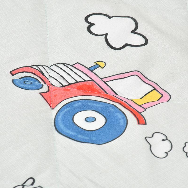 Trucker's Tuck-In Kids Comforter - 150 GSM Glace Cotton/Microfiber