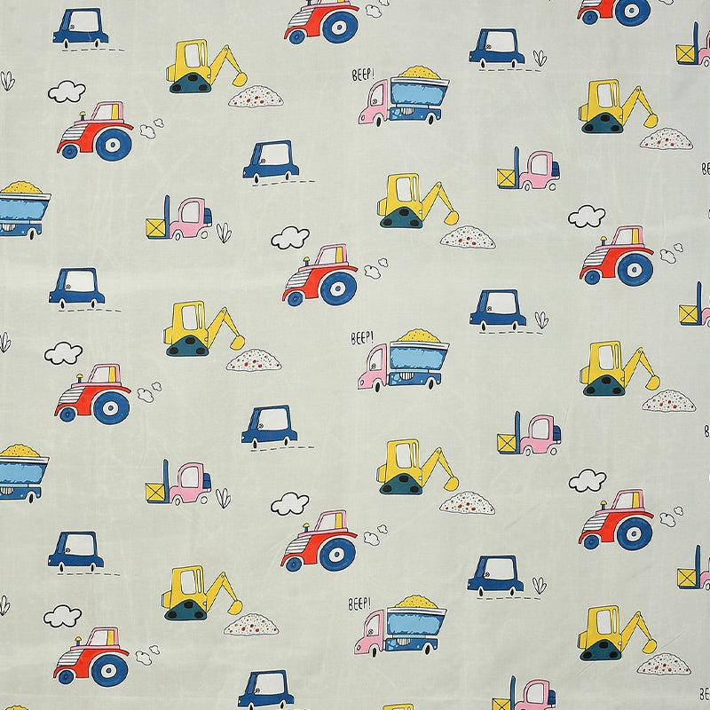 Truck Race Kids Bedsheet Glace Cotton/Microfiber