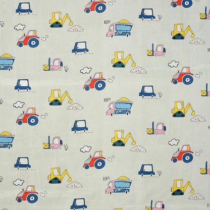 Truck Race Kids Bedsheet Glace Cotton/Microfiber