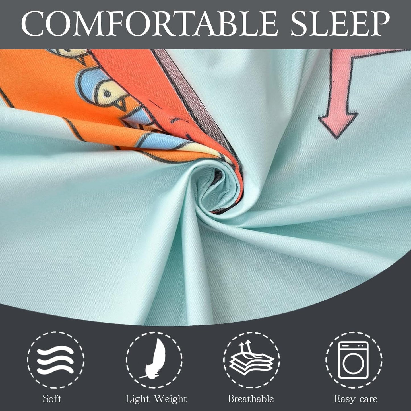 Animals Commute Too Bedsheet PolyCotton/Cotton Blend
