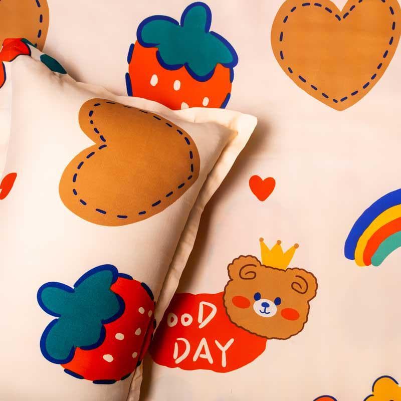 Bohotastic Bedsheet - Peach Glace Cotton/Microfiber